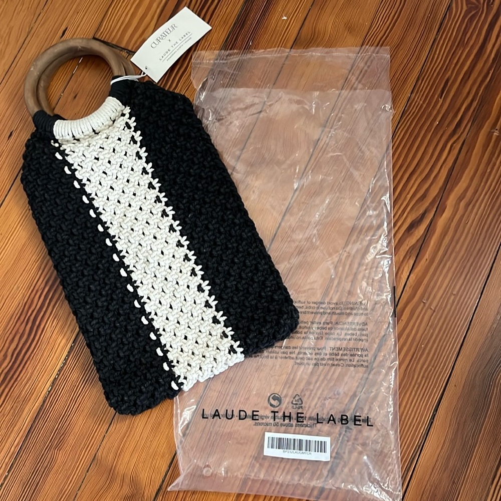 LAUDE THE LABEL Gabby Mini Macrame Bag